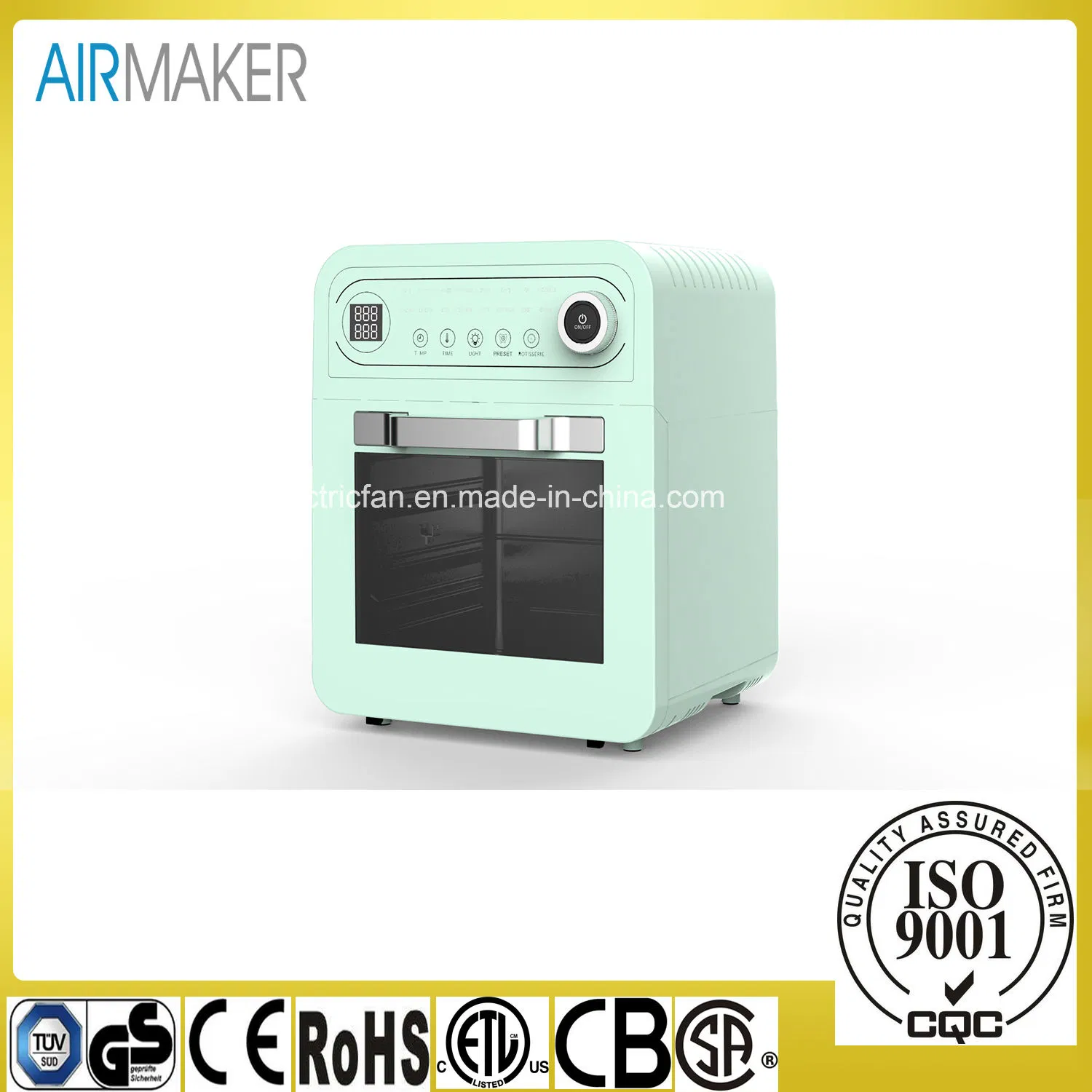 2022 New Designed Air Fryer Convection Toaster Oven with Rotisserie
