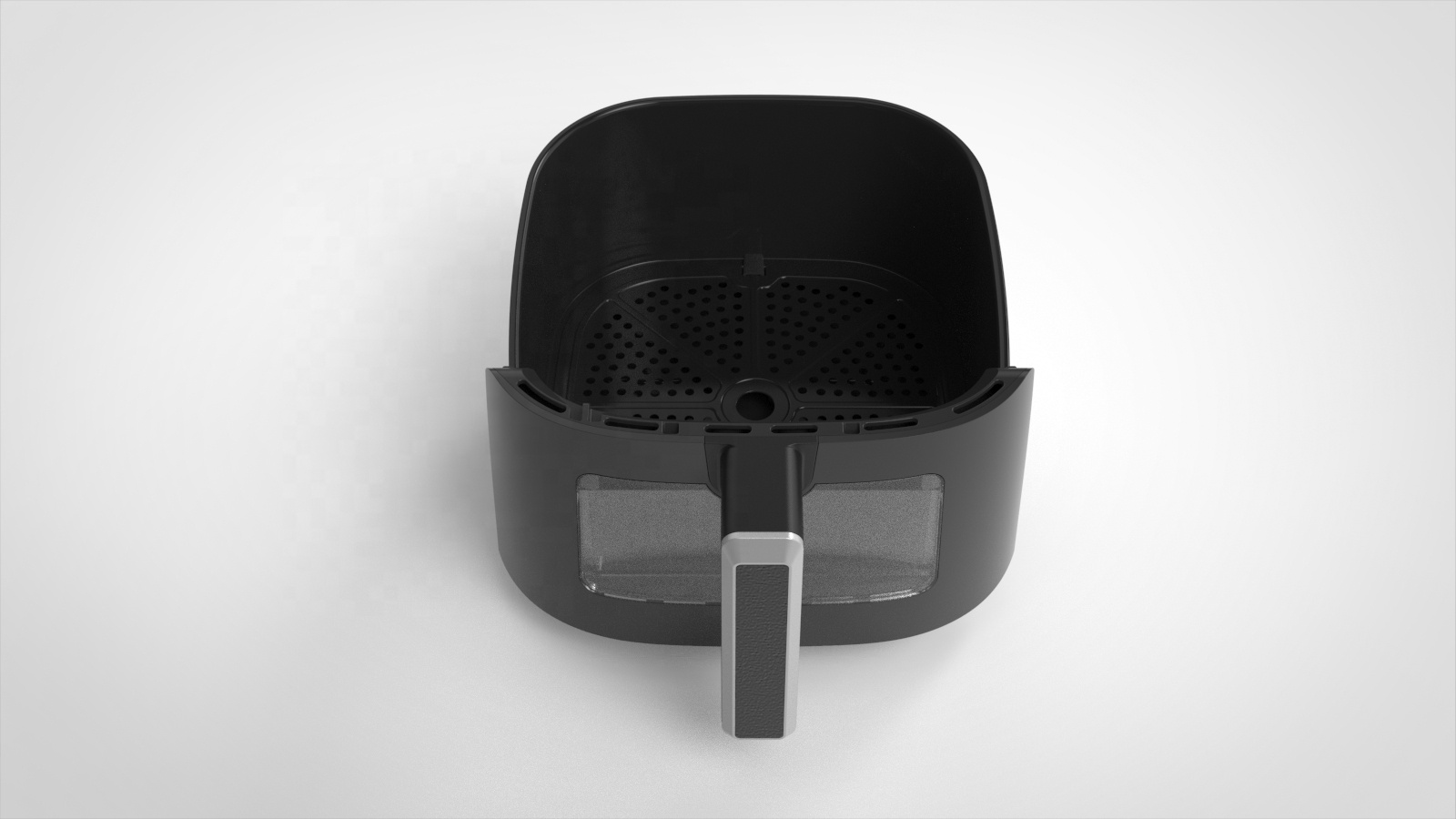 Zehui Factory Directly Compact Connected 5L Hot Air Fryer Mechanical Control Plastic Square Shape for Home Hotel Use