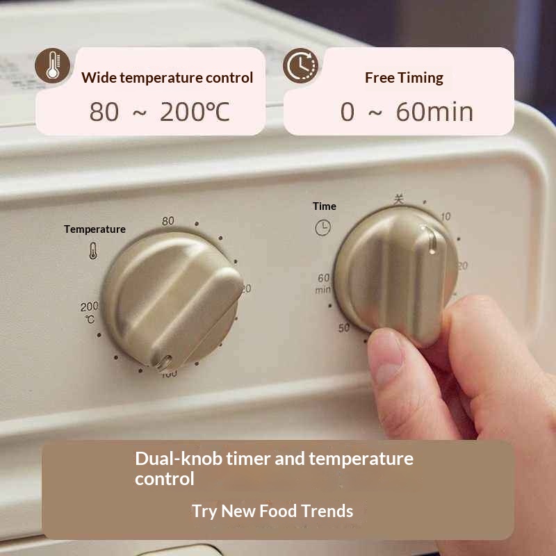 Japan Household 2025 Air Fryer 5L New Visible Fully Automatic Large Capacity Multifunctional Electric Fryer Metal 10-year
