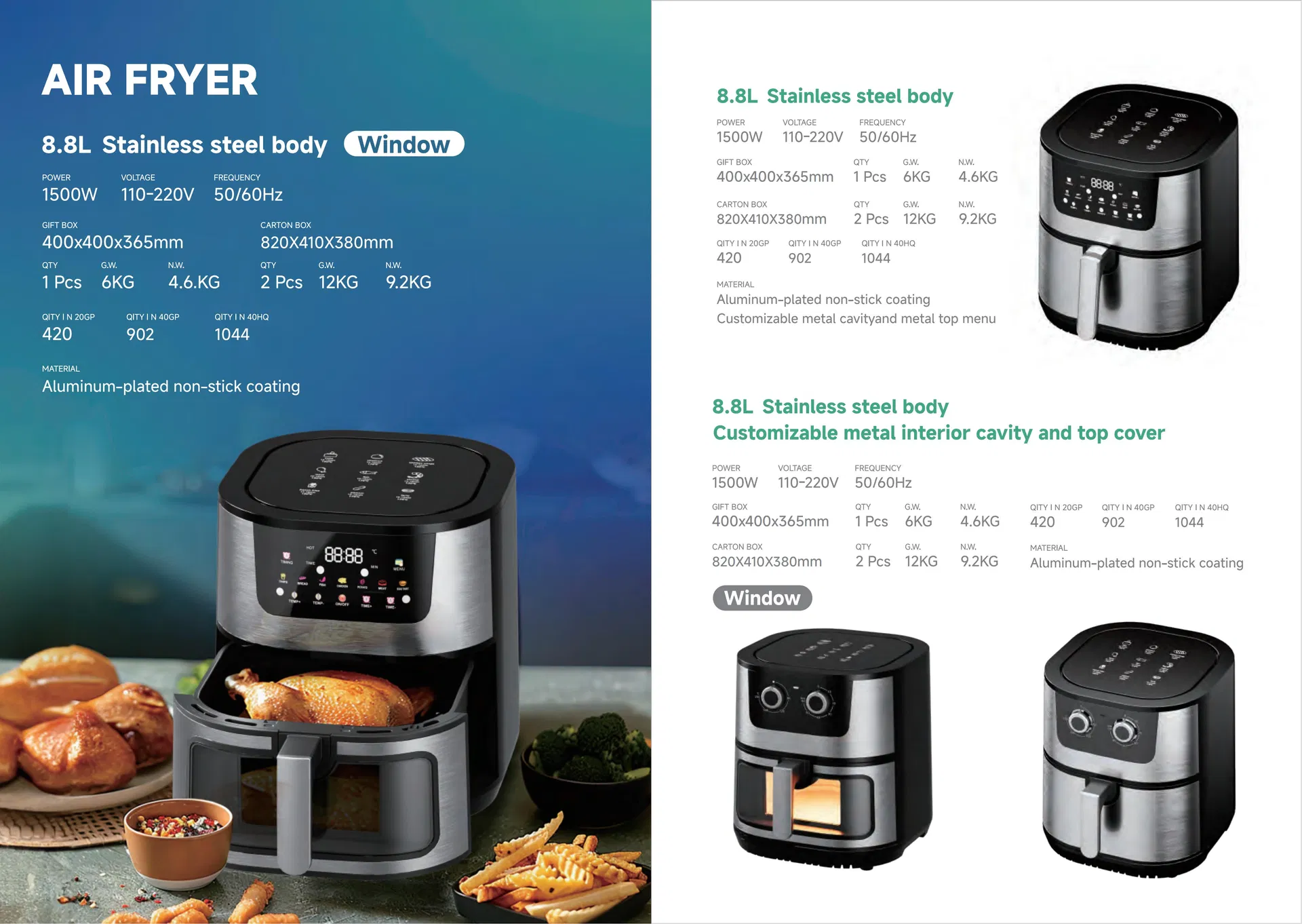 Commercial Grade Air Fryer Detail 1