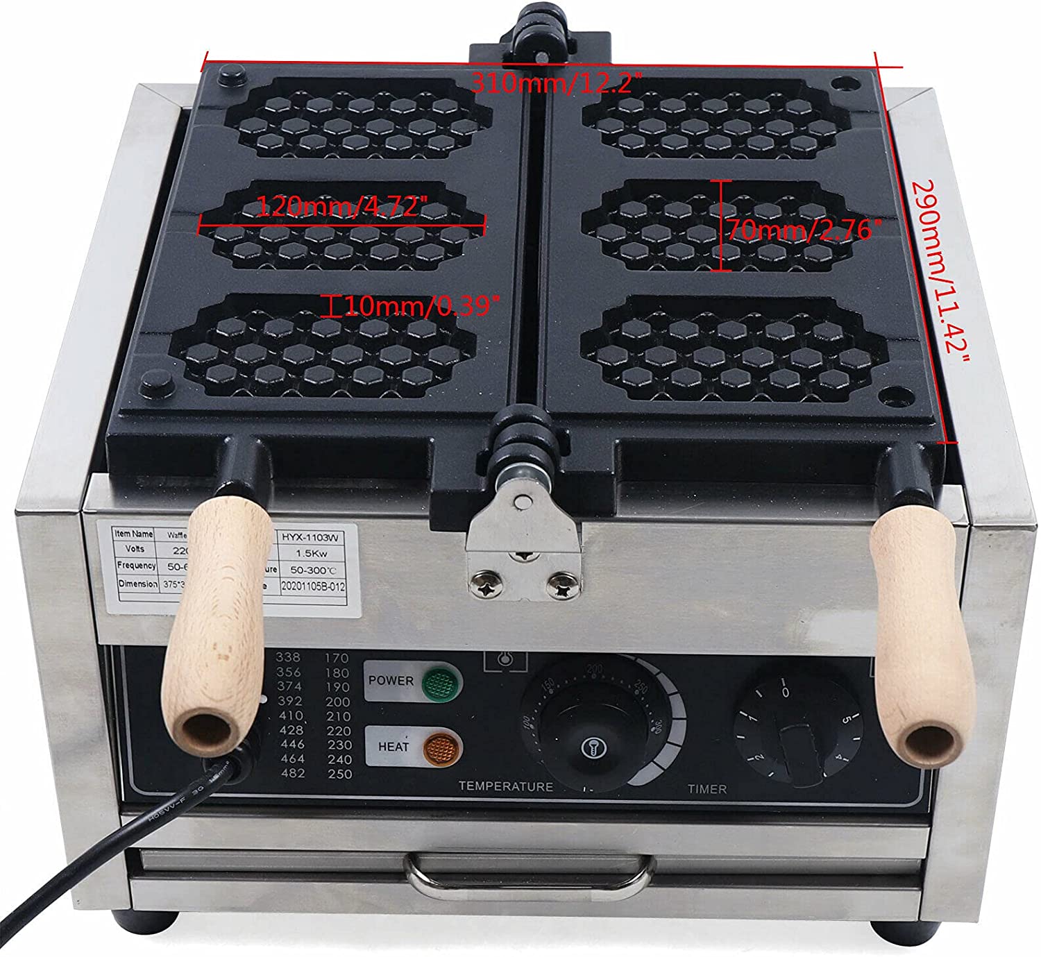 honeycomb waffle maker