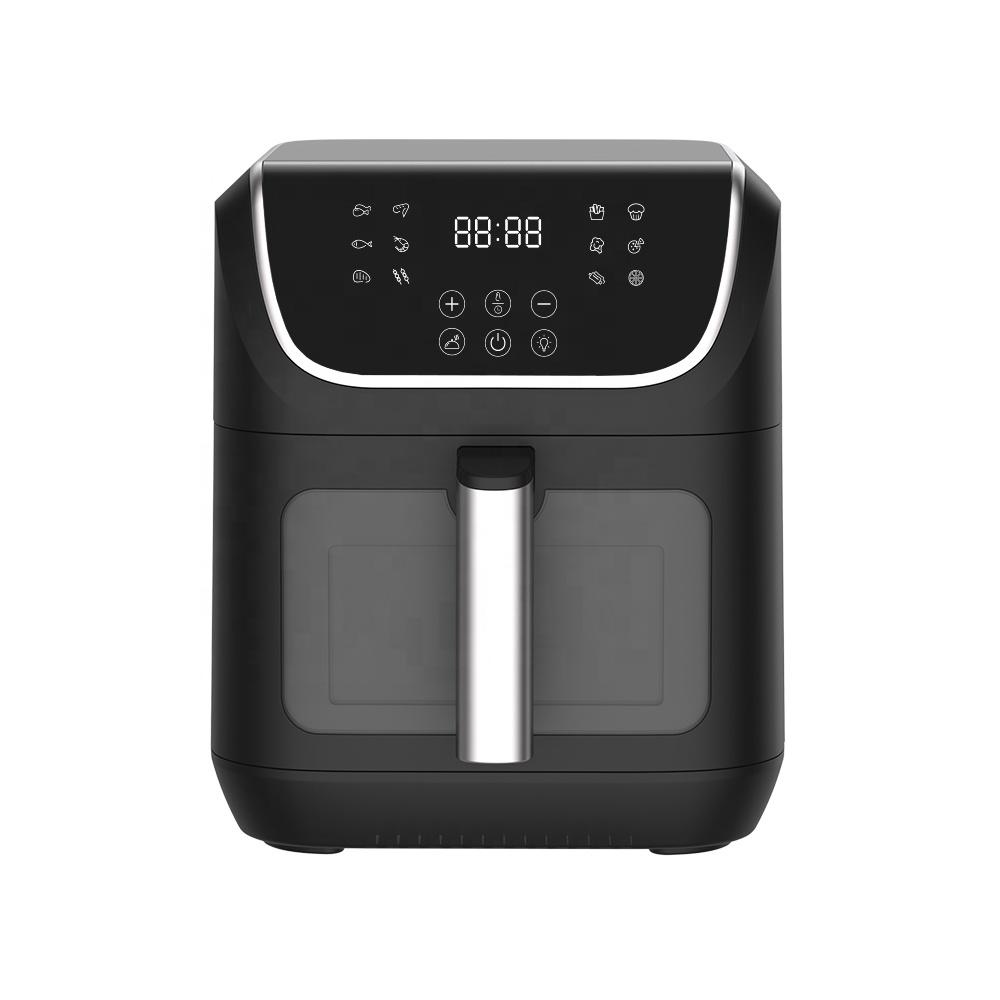 Dual Heating Element Visible Window Touch Screen Fast Cooking 7L Digital Air Fryer