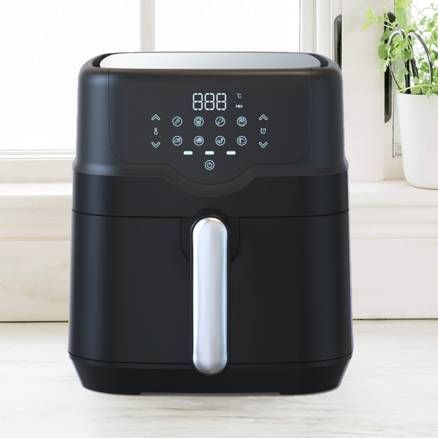 Multi Functions Digital Touchscreen WiFi APP Control Online Recipes Easy Cook 4.5l Wifi Digital Air Fryer for Home
