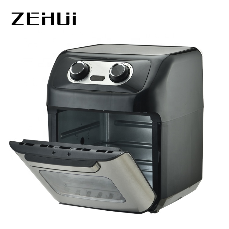 Zehui Factory manual air fryer rotate function with light mechanical Air Fryer Oven