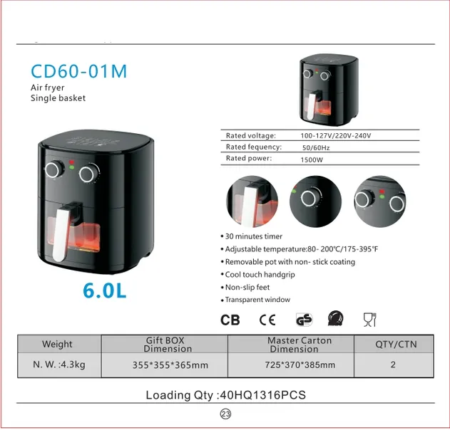 Air Fryer Features 1