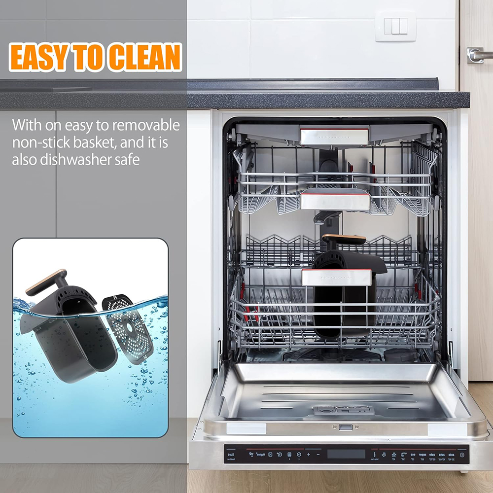 High Quality 8L Large Visible Silver Crest Air Fryer Oven Smart Digital Touch Screen for Modern Home Hotel Use for Outdoor