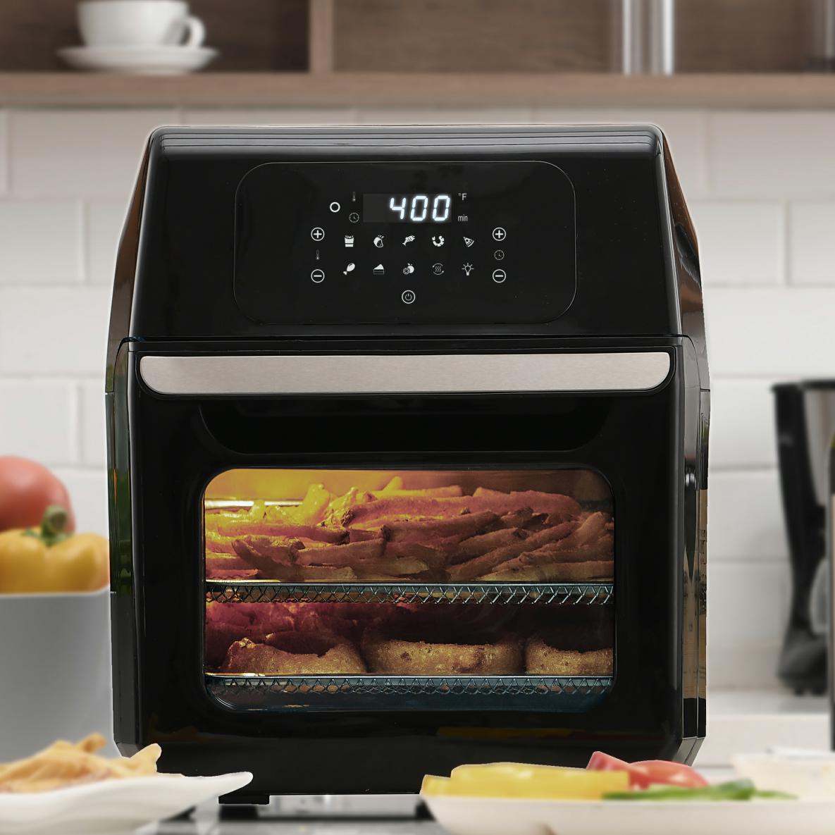 Electric Plastic Air Fryer for Hotel Use 12L Capacity Digital Control Energy Saving