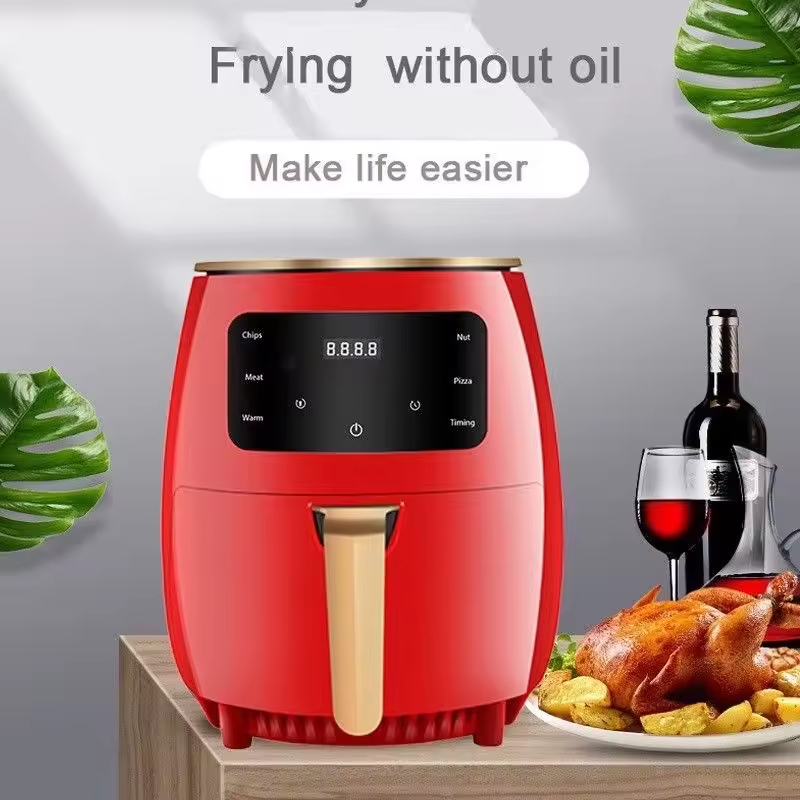 New Arrival Electric Air Fryer Multifunction Oil Free Deep Fryer Air Frying Machine Digital LCD Touch Electric Air Flyer