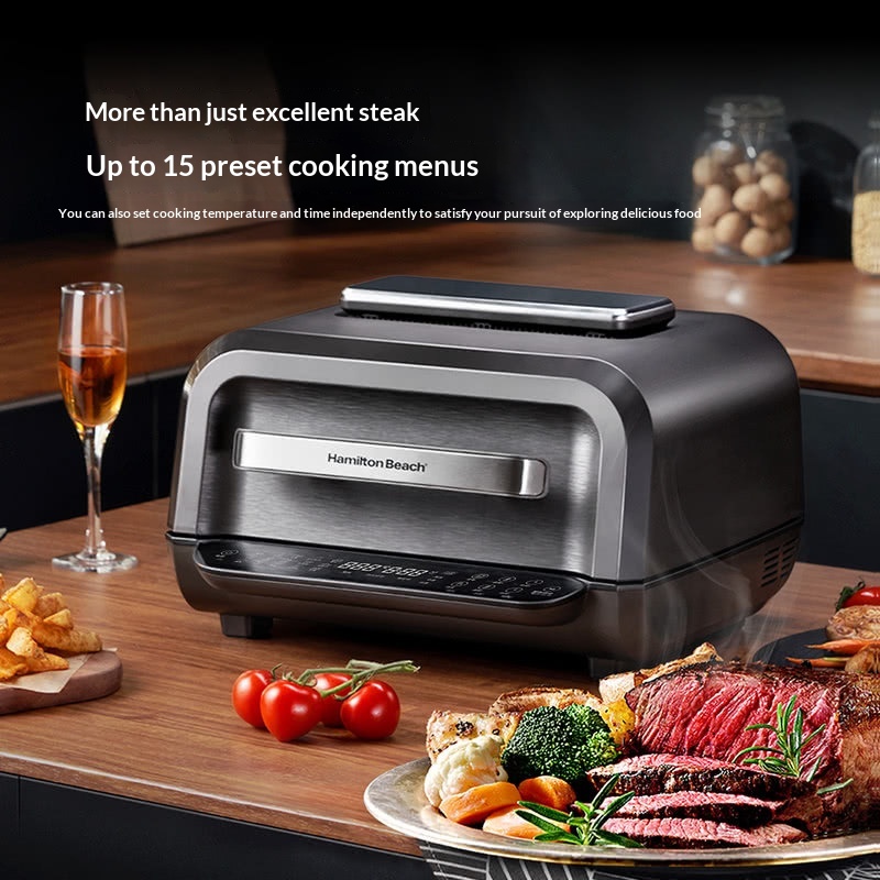 Hanmeichi AF06201 Air Fryer Steak Machine 6L Barbecue Pan Household Multifunctional Electric Oven Fully Automatic Temperature