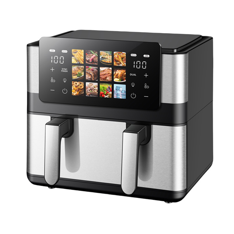 air Fryer Home Multifunctional Double Compartment 8L Large Capacity Electric Fryer Intelligent French Fry Electric Oven Machine