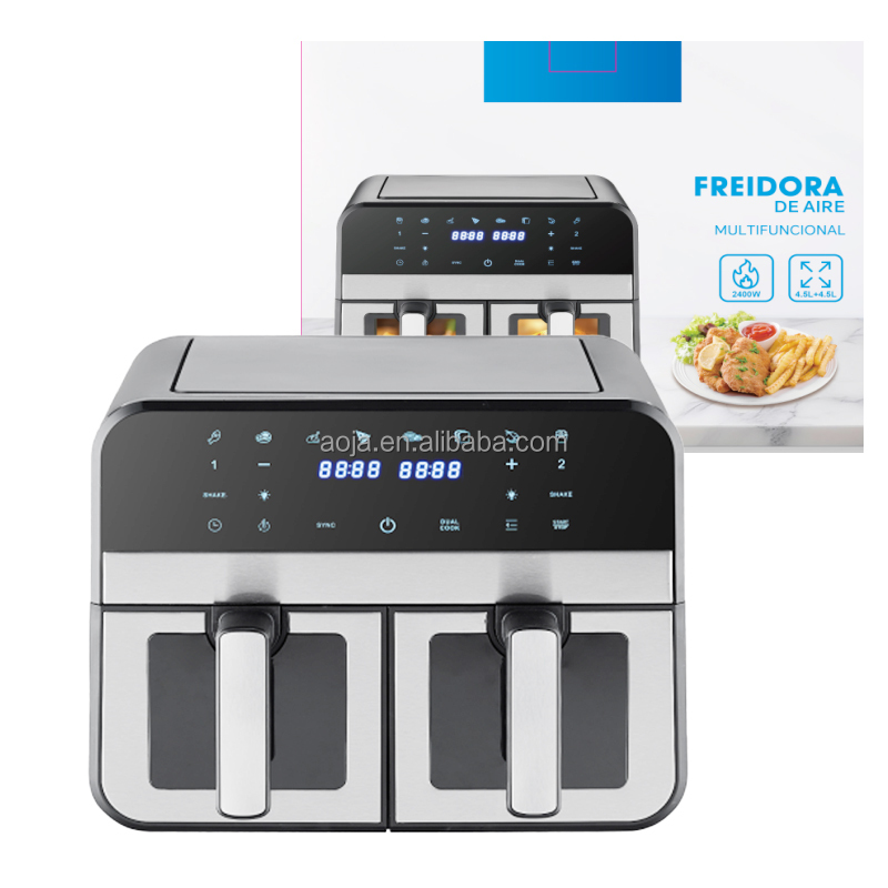 Ready to Ship 8L Air Fryer 1800W High Power 10 Fast Menus Digital Touch Screen Quick Dispatch Massive Stock Available Factory