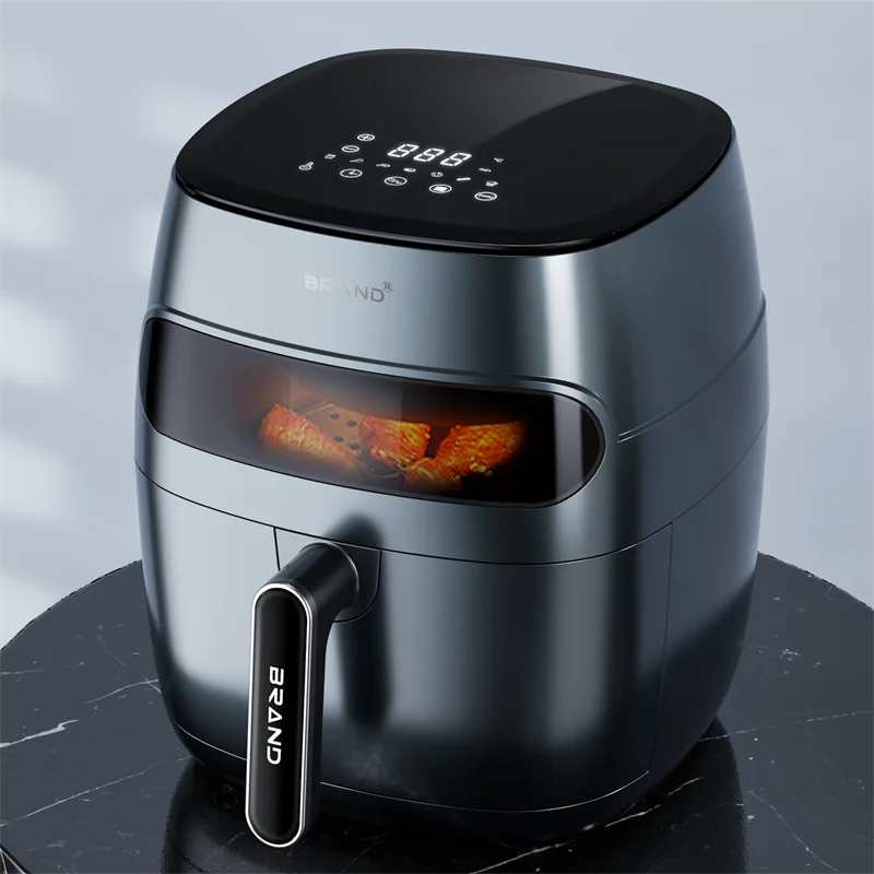 Customized 5L Air Fryer Large Capacity Multifunctional Oil-free French Fries Electromechanical Oven Electric Fryer Wholesale