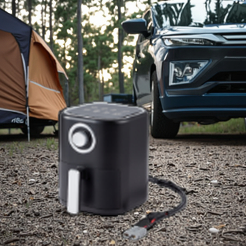 12V 24V Multi-Functional Smokeless Air Fryer Electric Fryer for RV Camping