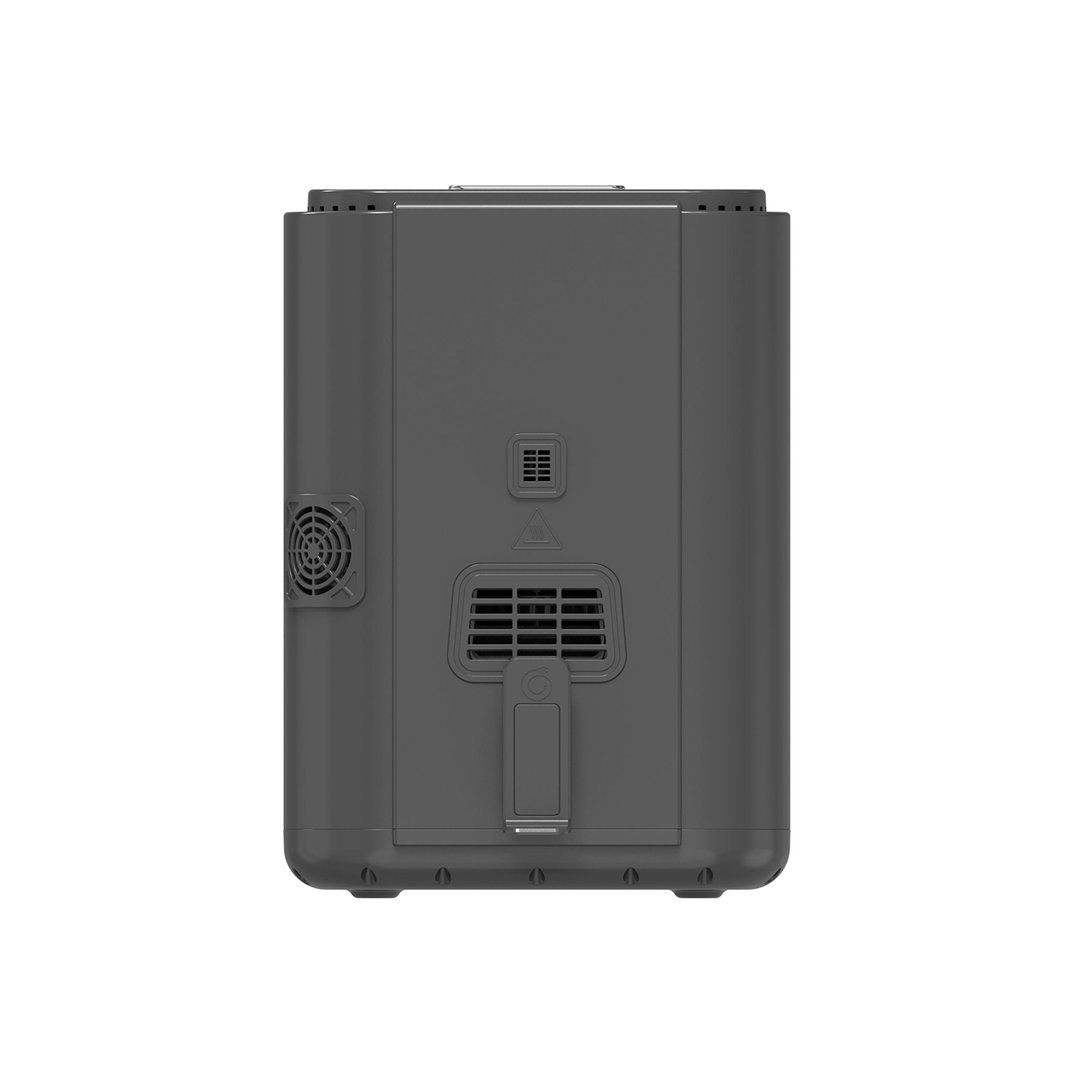 2026 Kitchen Appliances New Grey Square Digital Large Capacity 10L Double Basket Air Fryer Oil Free App-Controlled Energy German
