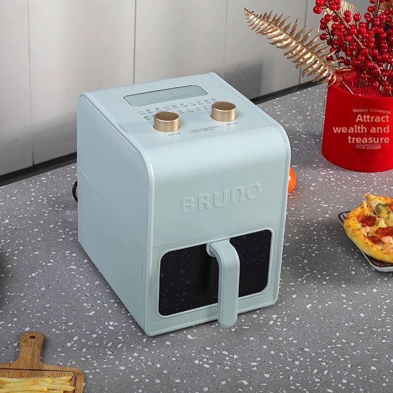 Japanese BRUNO Same Style Air Fryer Household Visual Electric Multi-function All-in-one Non-Stick 5L Large Capacity New
