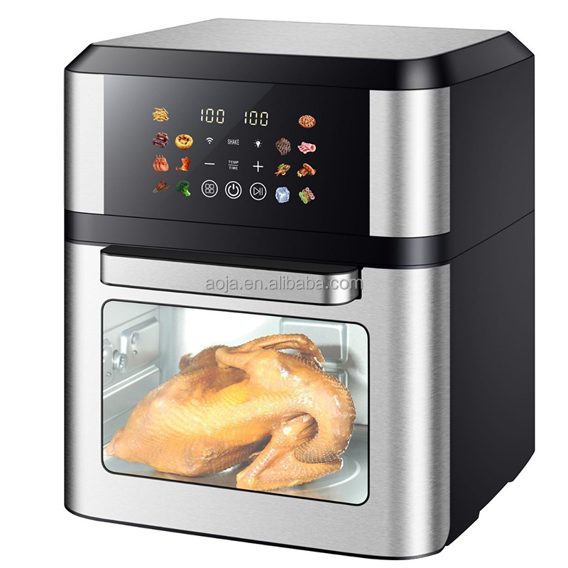 Aoja Smart WIFI 25 30 18 12 Liters Large Capacity Steam Stainless Steel Glass Big Tuya Wifi Digital Electric Air Fryer Oven 12L
