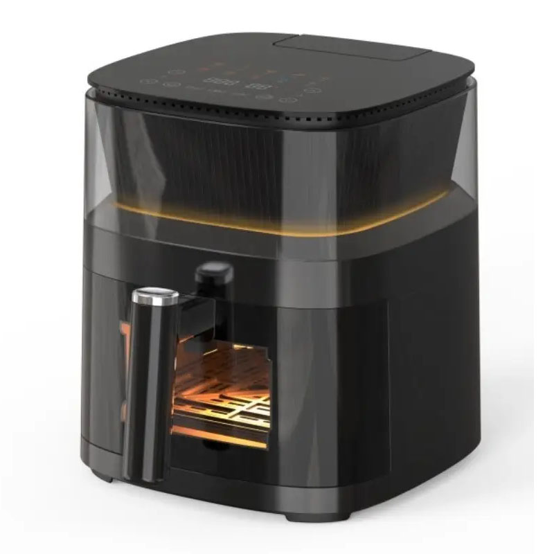 Hot Sale New Kitchen Multifunction Restaurant Compact Touch Screen Display air Cooker Steam air Fryers 6l