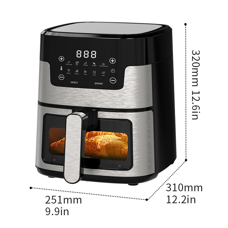 Home Air Fryer Multifunction Electric Oven Large Capacity Kitchen Electric Smokeless Air Fryer