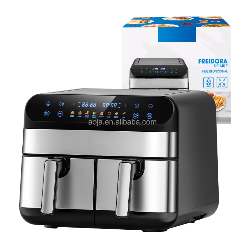 Ready to Ship 8L Air Fryer 1800W High Power 10 Fast Menus Digital Touch Screen Quick Dispatch Massive Stock Available Factory