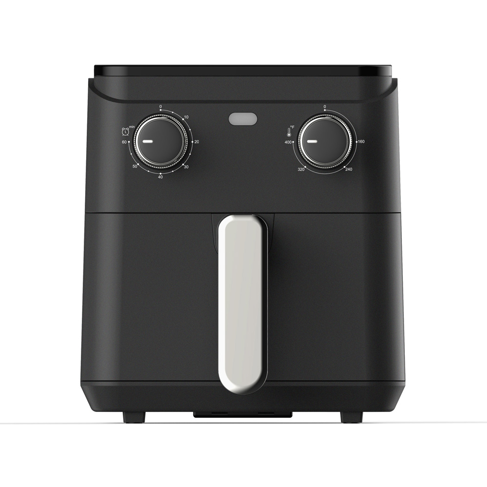 Modern 4L Large Capacity Electric Air Fryer Oven Square Plastic Mechanical Model Air Fryer with Knobs