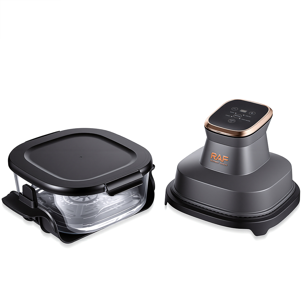 RAF R.5397 Glass 2 in 1 Air Fryer Cooking System Multi-functional Fryer with Lids for Family Meals