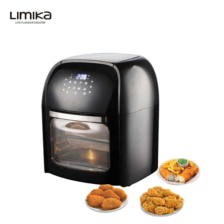 Large 12L Electric Air Deep Fryer Oil-Free Cooking with High Capacity for Household Use
