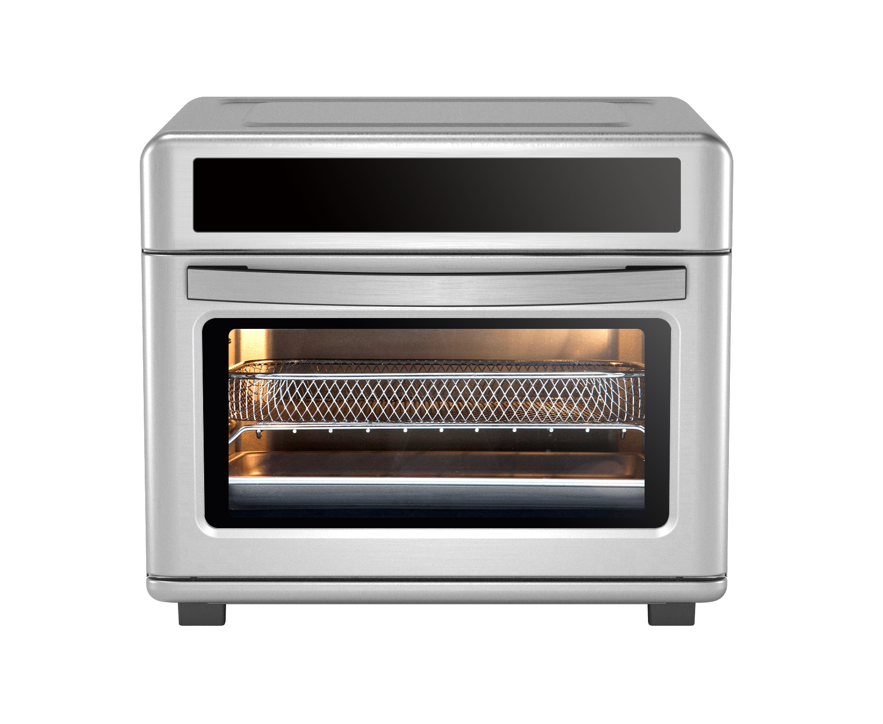Factory Wholesale Digital Control Oilless Electric Air Fryer Oven 25L LED Display Kitchen Toaster Bread Oven