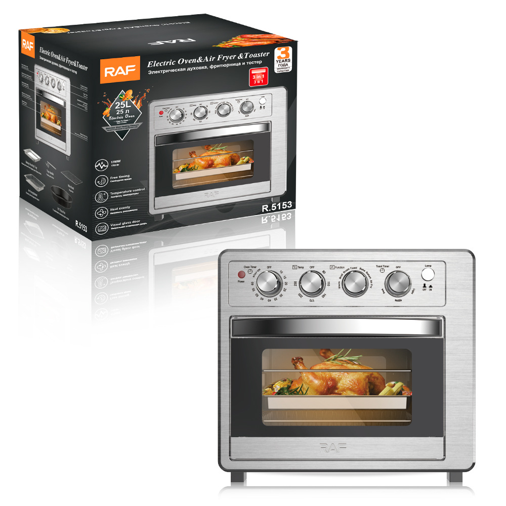 Multifunction Large Capacity Air Fryer Electric Toaster Pizza Baking Oven Oil-Free Air Fryer Visible Electric Hot Air Fryer Oven