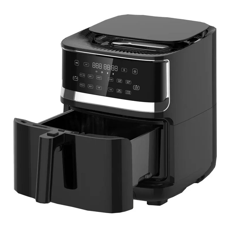 Hot Sale New Kitchen Multifunction Restaurant Compact Touch Screen Display air Cooker Steam air Fryers 6l