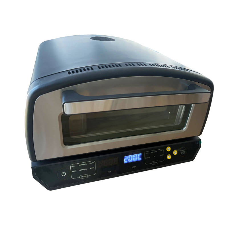 CE 3 in 1 Pizza Stove Electric Indoor Oven Air Fryer Bake Steak Kitchen Appliances Pizza Oven Digital Temperature Control Oven