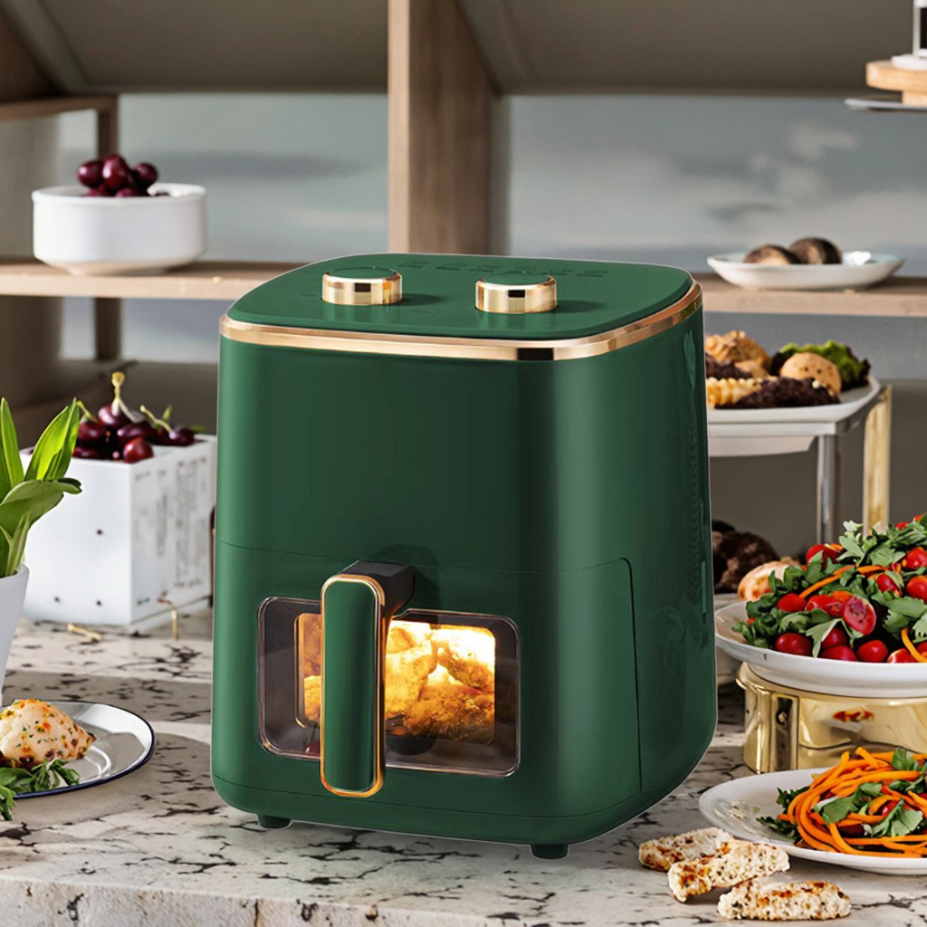 Multi-function 5.5 Liter Countertop air Grill Fryer with Basket