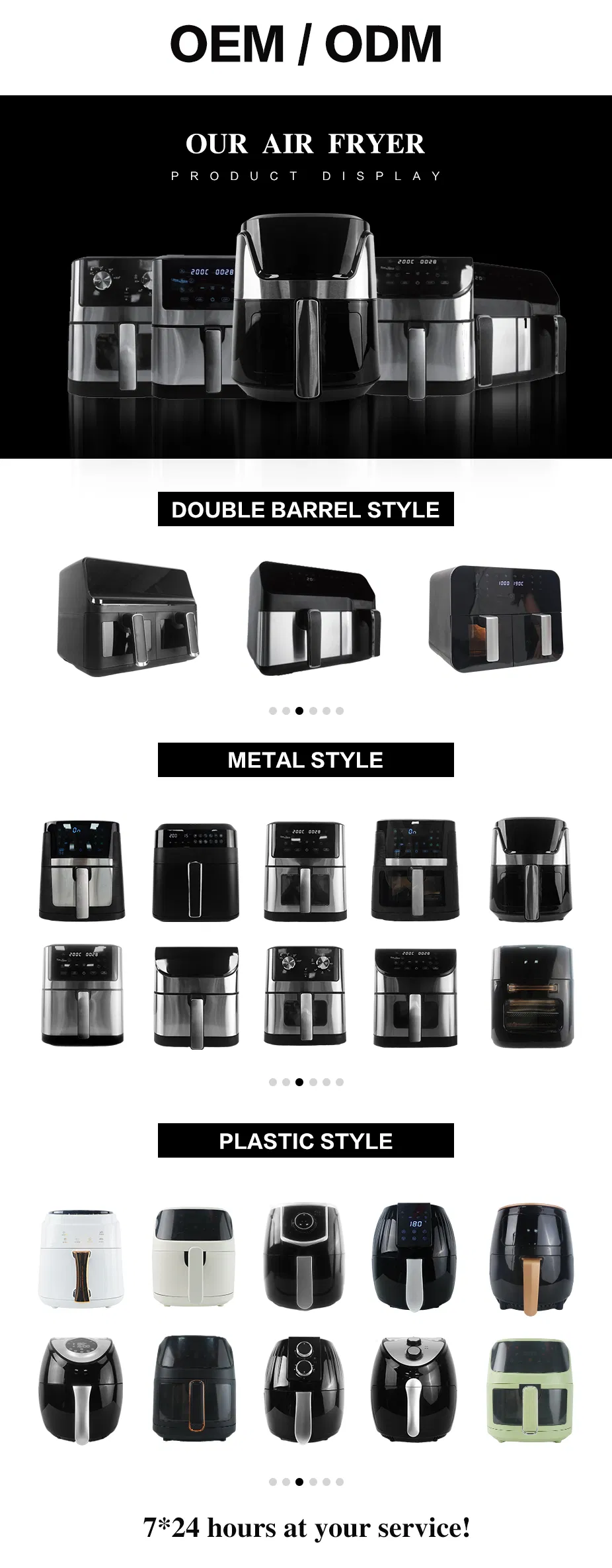 Hot New Non-Stick Glass Smart Compact Freidora De Aire Small Air Fryer for Kitchen Countertop Use with Digital Display