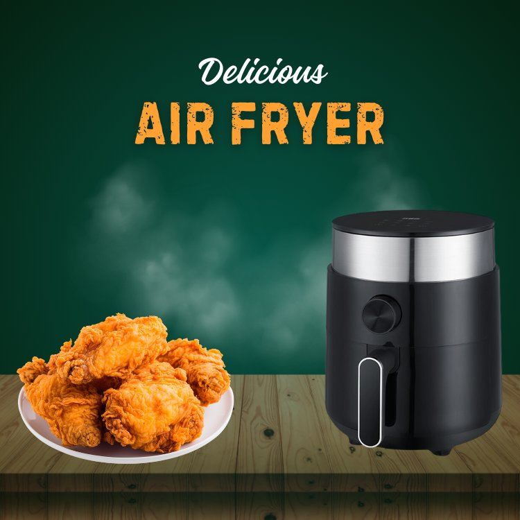 2.5L Electric Digital Air Fryer Oven with Cooking Preset Rotisserie Dehydrator Oil Less Cooker Multi-Function Air Fryer Toaster