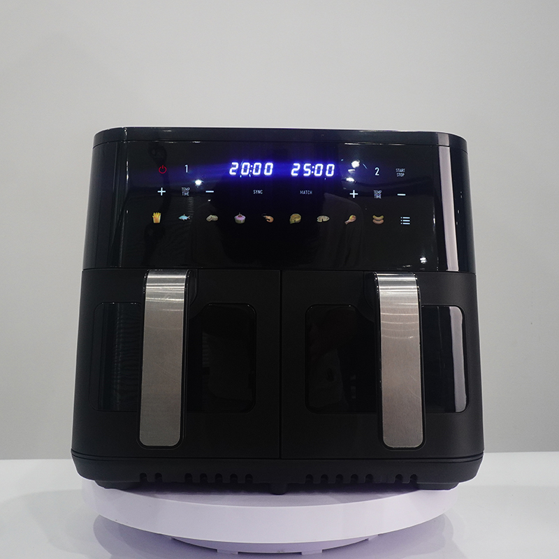 Double Stack Air Fryer Dual Basket 10L Air Fryer with Separate Controls for Frying Baking and Roasting KA23063