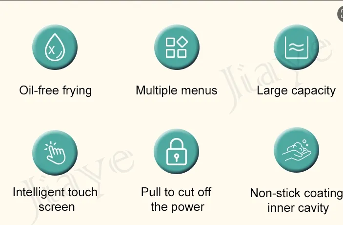 Air Fryer Capacity Visual