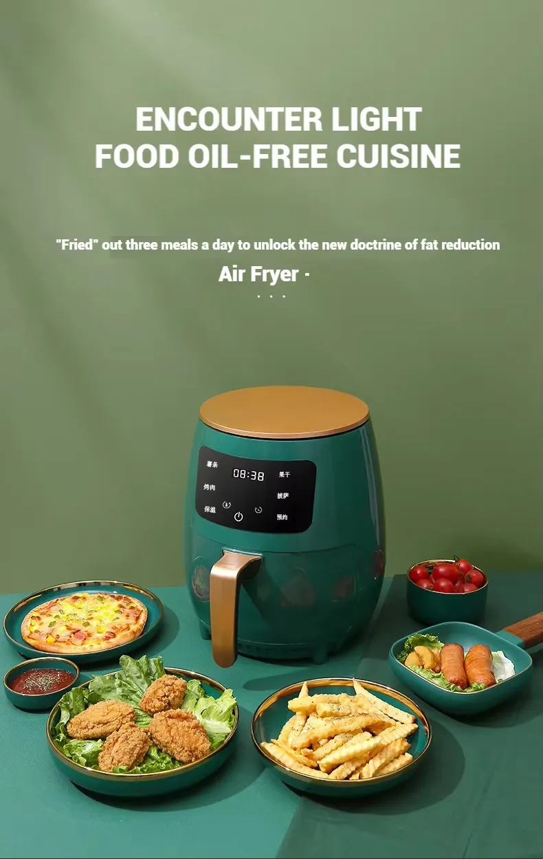 No Oil Air-Fryer New Kitchen Appliances 4.5L Small Multi Function Mini Portable Hot Commercial Potato Chips Air Fryer Machine