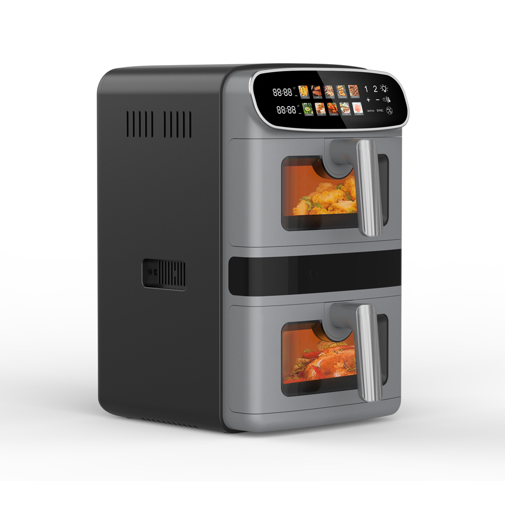 2026 New DC Motor Faster speed 2800 Watts Big Power 12 Liter 10 Cooking Menu Stack Air Fryer