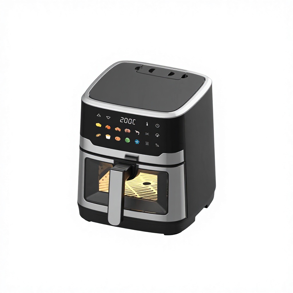 New Color Screen Digital Control 6.5 Liter Kitchen Appliances Cookware Air Fryer Oil-Free Healthy Cooking Best Quality
