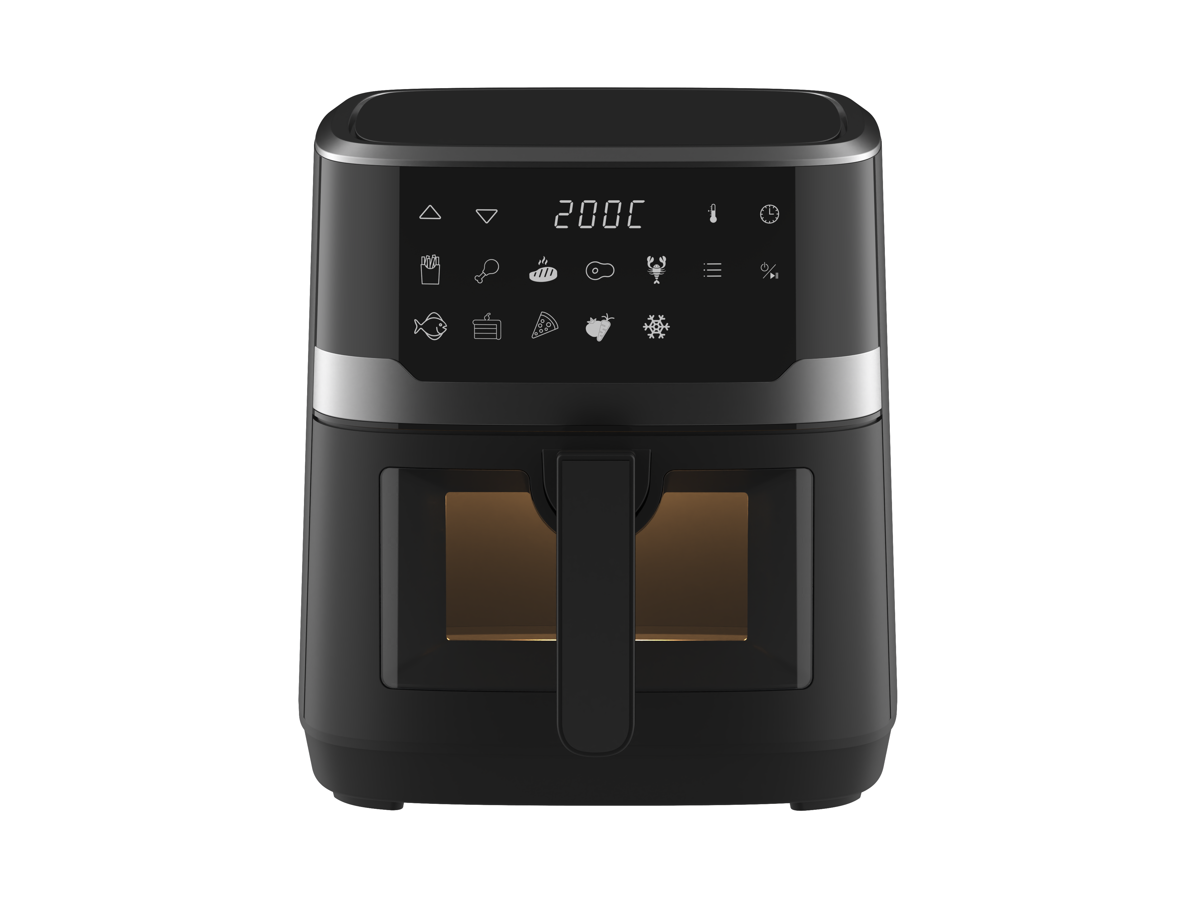 New Color Screen Digital Control 6.5 Liter Kitchen Appliances Cookware Air Fryer Oil-Free Healthy Cooking Best Quality
