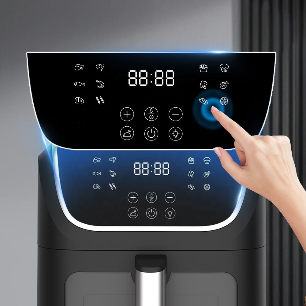 Dual Heating Element Visible Window Touch Screen Fast Cooking 7L Digital Air Fryer