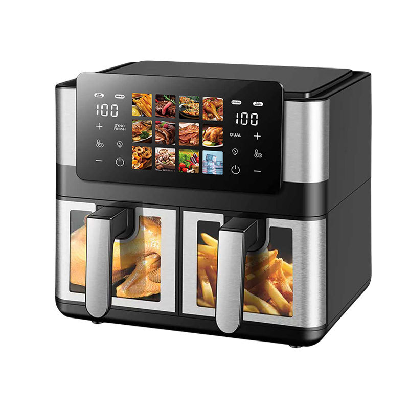 air Fryer Home Multifunctional Double Compartment 8L Large Capacity Electric Fryer Intelligent French Fry Electric Oven Machine