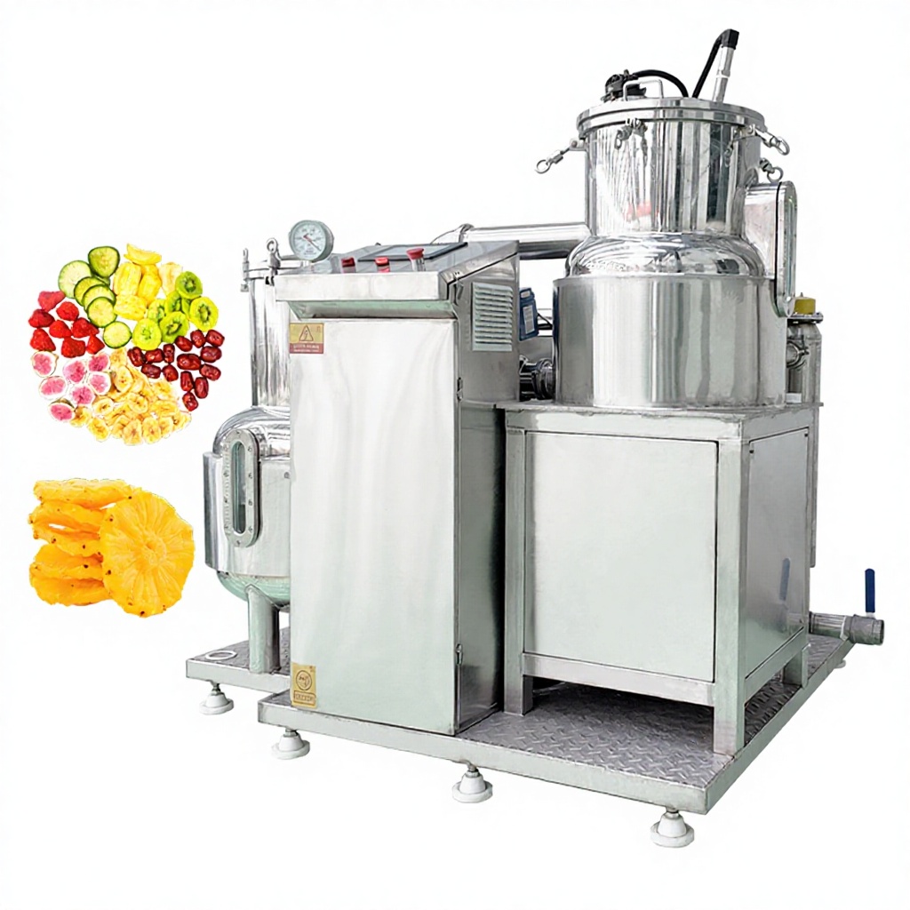 Fruit Fryer Mini Automatic Industrial 12 Ltr Vacuum Frying Chip Fry Machine For Fruit Crisp And Veg