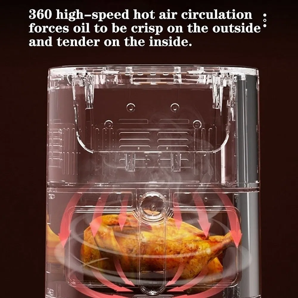 OEM Custom 110-240V PTFE Stainless Steel Electric Digital Air Fryer Used for Commercial