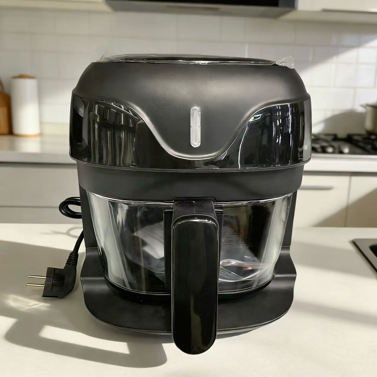 5L Glass Oil-Free Electric Multifunctional Air Fryer for Family Cooking-Bake Roast Reheat with Digital Control