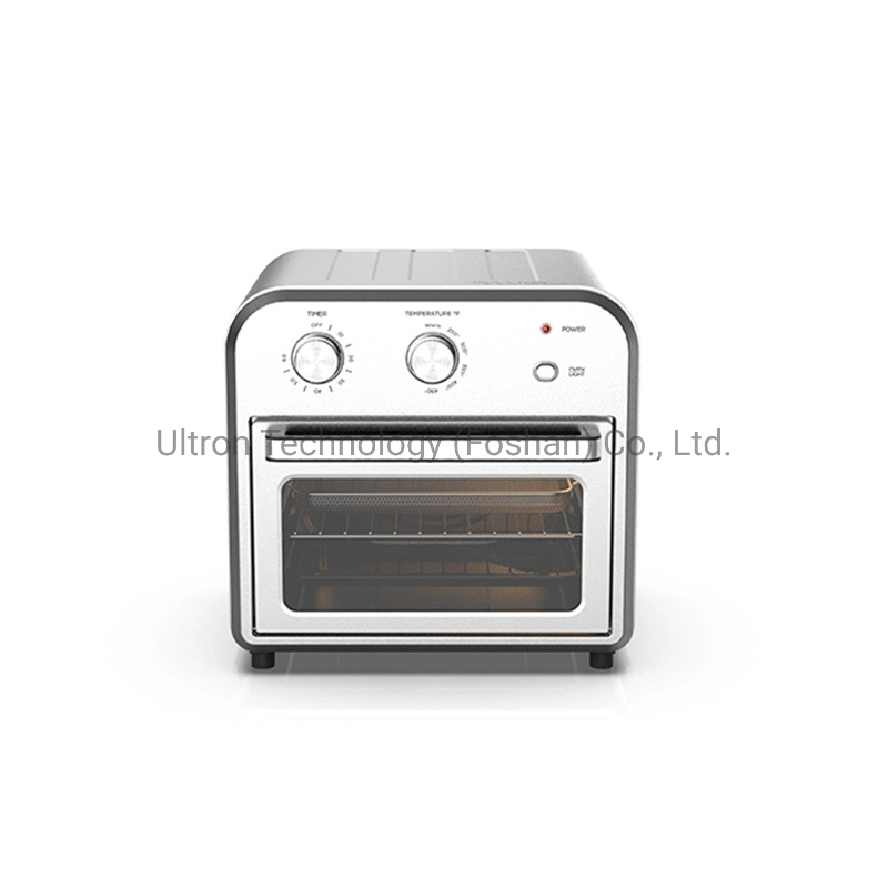 10L Stainless Steel Finish Air Fryer Toaster Oven Air Fryer with Rotisserie