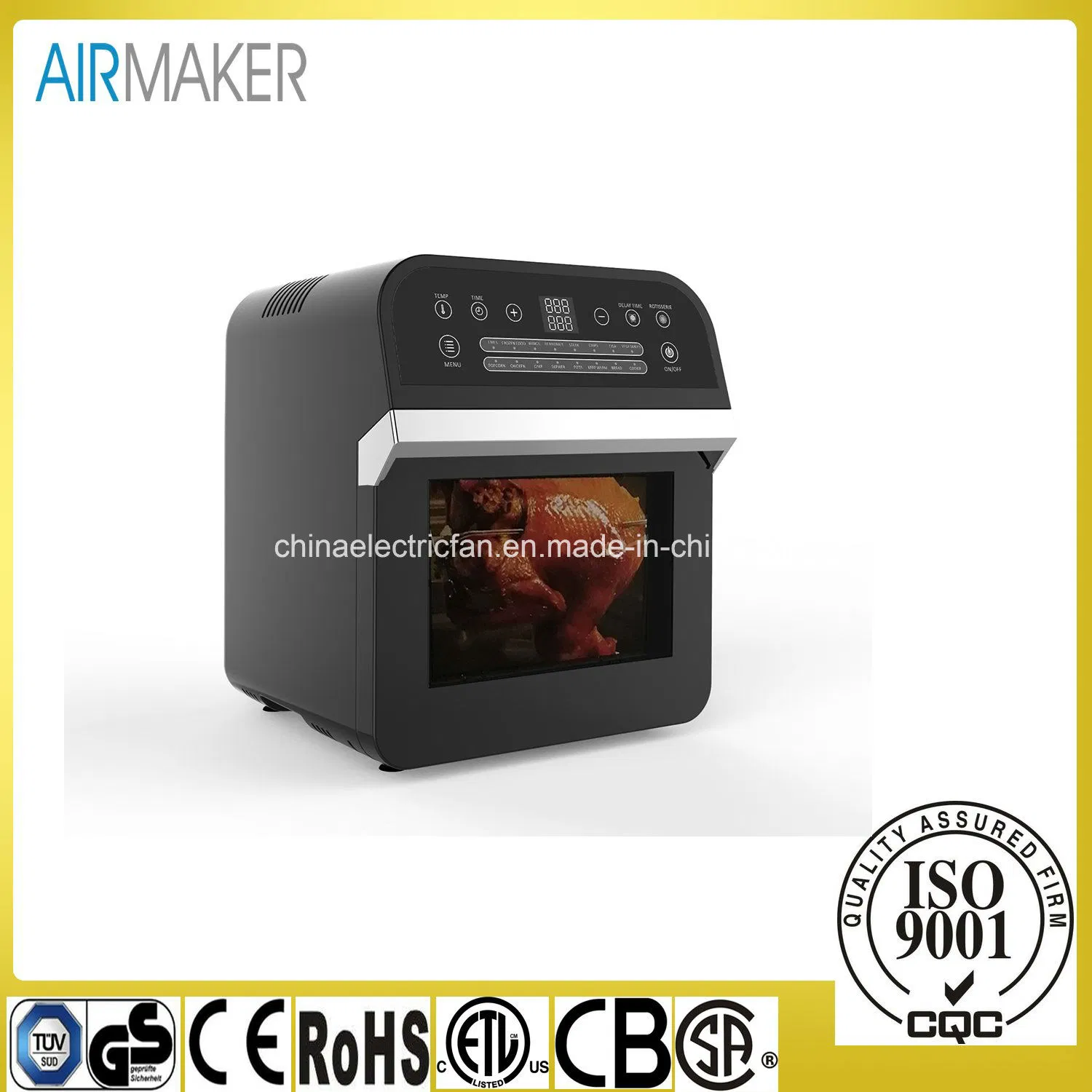 2021 New Designed Air Fryer Convection Toaster Oven with Rotisserie with ETL/GS/CE