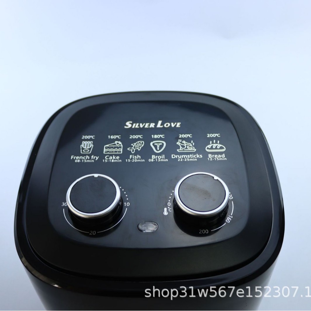 Large Capacity Home Kitchen Electric Power Source Air Fryer Classic Square Multi-Functional Smart Potato Chips Machine