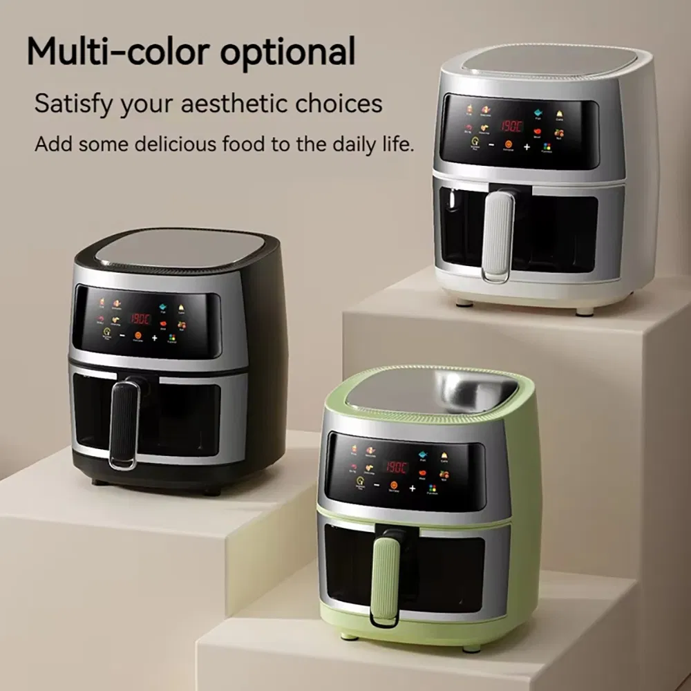 Commercial Grade 360° Hot Air Fryer with Rapid Heating Technology Multifunctional Digital Air Fryer+ Rotisserie Specification Sheet 3