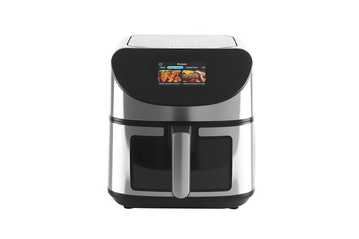 2026 New Design Factory Air Fryer TFT Display Wifi 6L/8L Smart Touch Screen With Window Nonstick Deep Air Fryer Electric Fryer