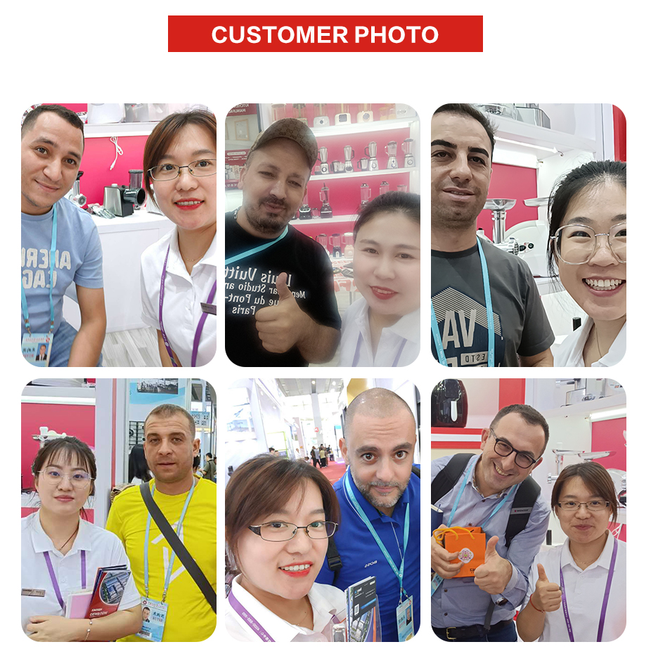 Customers visiting our booth